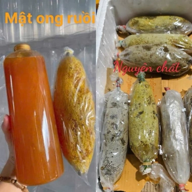 Mật ong ruồi nguyên chất Điện Biên 350ml - Giá 250k, tăng đề kháng, không bảo quản