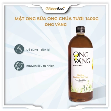 Mật Ong Sữa Ong Chúa Tươi Nguyên Chất 1.400g – Ong Vàng Vị Ngọt Thanh Đậm Đà, Giá 239k