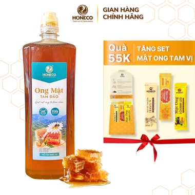 Mật ong Tam Đảo 1 lít – Mật ong rừng thượng hạng, nuôi sạch, giảm giá 222.600₫