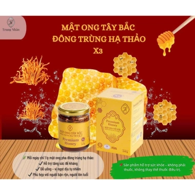 Mật Ong Tây Bắc Đông Trùng Hạ Thảo X3 240gr - Tăng sức đề kháng, năng lượng, giá ưu đãi 385k 2