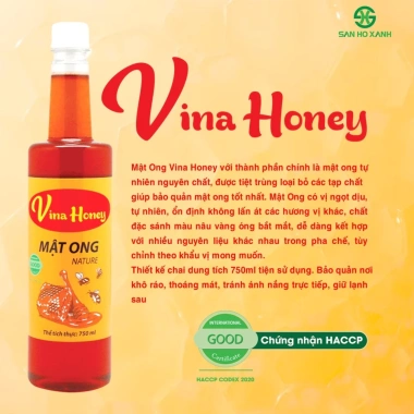 Mật Ong Vina Honey 750ml - Pha chế trà, cocktail, làm bánh, giảm giá 62.000₫ 2