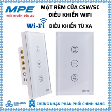 Mặt rèm cửa CSW/SC Wi‑Fi MPE – Điều khiển từ xa qua điện thoại, kết nối nhanh, tiết kiệm năng lượng