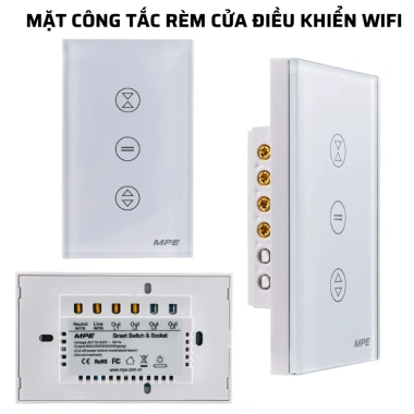 Mặt rèm cửa CSW/SC Wi‑Fi MPE – Điều khiển từ xa qua điện thoại, kết nối nhanh, tiết kiệm năng lượng