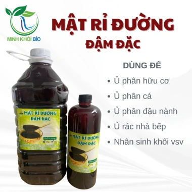 Mật rỉ đường đậm đặc 1kg/5kg - Phụ phẩm mía dùng ủ phân cá, đậu nành, rác hữu cơ - Giá ưu đãi 29.800đ