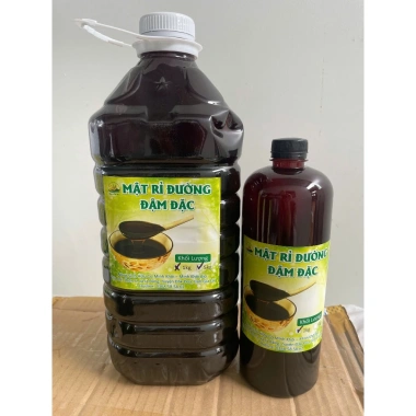 Mật rỉ đường đậm đặc 1kg/5kg - Phụ phẩm mía dùng ủ phân cá, đậu nành, rác hữu cơ - Giá ưu đãi 29.800đ