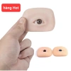Mắt silicone 5D mềm dẻo màu nâu xanh - luyện sợi, phun mí, ưu đãi 25.000 VND