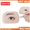 Mắt silicone 5D mềm dẻo màu nâu xanh - luyện sợi, phun mí, ưu đãi 25.000 VND 4