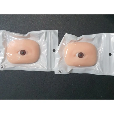 Mắt silicone 5D mềm dẻo màu nâu xanh - luyện sợi, phun mí, ưu đãi 25.000 VND 10