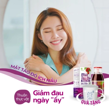 Mật Táo Đỏ Ich Mẫu - Bổ Máu, Giảm Đau Bụng Kinh, Giải Pháp Ngày Ấy Phái Đẹp 2 Mật Táo Đỏ Ich Mẫu - Bổ Máu, Giảm Đau Bụng Kinh, Giải Pháp Ngày Ấy Phái Đẹp 2