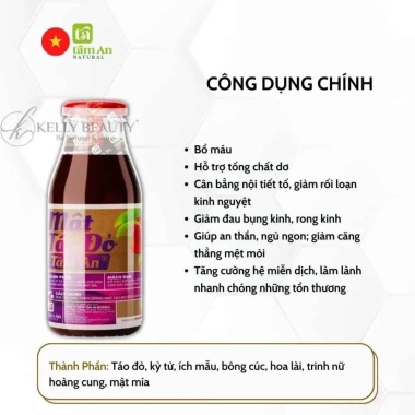 Mật Táo Đỏ Ich Mẫu - Bổ Máu, Giảm Đau Bụng Kinh, Giải Pháp Ngày Ấy Phái Đẹp 6 Mật Táo Đỏ Ich Mẫu - Bổ Máu, Giảm Đau Bụng Kinh, Giải Pháp Ngày Ấy Phái Đẹp 6