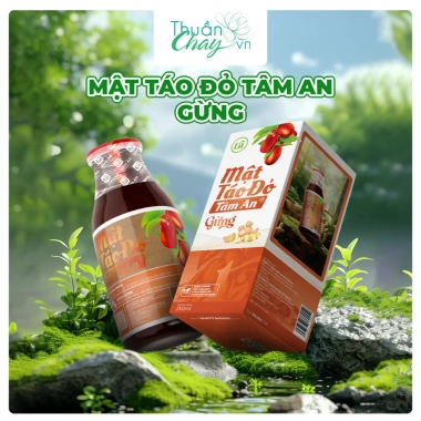 Mật táo đỏ Tâm An Gừng 250ml - Tăng sức đề kháng, giảm cân, giá chỉ 178.200₫