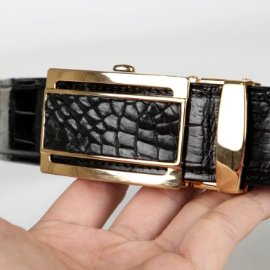 Mặt thắt lưng khóa tự động da cá sấu FTT Leather - Thiết kế kim loại không rỉ, giá chỉ 200.000₫