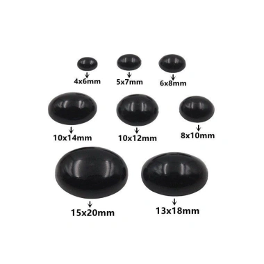 Mắt thú dán hình Oval 10 cái - Nhiều cỡ, giá siêu tiết kiệm 11.000đ 8