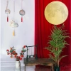 Mặt trăng trang trí Trung Thu Fomex chống nước - Phông nền chụp ảnh 30-80cm, 75k