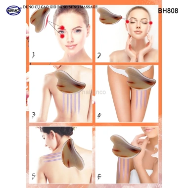 Mát Xa Mặt Sừng HAHANCO MH808 - Làm Mịn Da Toàn Thân, Giá Ưu Đãi 48.000đ 3