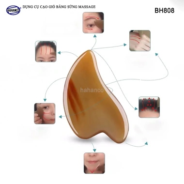 Mát Xa Mặt Sừng HAHANCO MH808 - Làm Mịn Da Toàn Thân, Giá Ưu Đãi 48.000đ 4