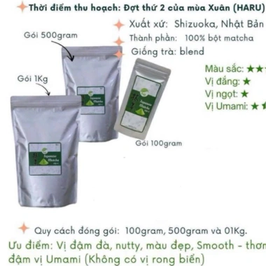Matcha MK4 Bột Trà Xanh Nhật Bản - Chất Lượng Cao, Giảm Cân, Chống Oxy Hóa, Giá Khuyến Mãi 399.000₫ 2