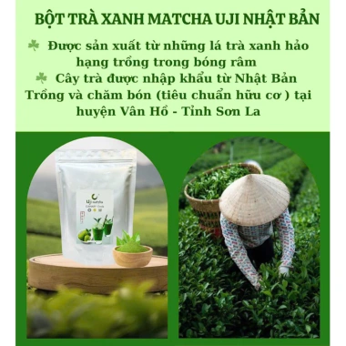 Matcha Uji Nhật Bản nguyên chất Hà Nội - Trà xanh cao cấp, tăng năng lượng, giảm cân