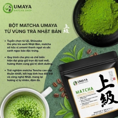 Matcha Umaya Ceremonial Essence Cao Cấp Nhật Bản 100g-200g Giá Ưu Đãi 194.000