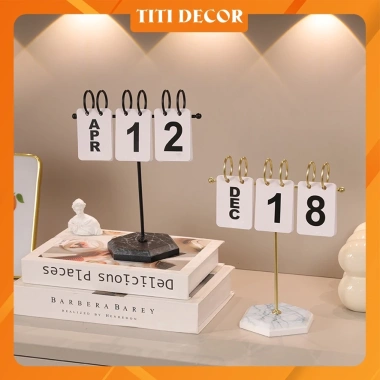 Mẫu 2.026 Lịch Gỗ Vạn Niên - Lịch Để Bàn Decor, Lật Số, Quà Tặng, Giá 85.000