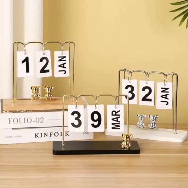 Mẫu 2.026 Lịch Gỗ Vạn Niên - Lịch Để Bàn Decor, Lật Số, Quà Tặng, Giá 85.000