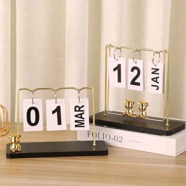 Mẫu 2.026 Lịch Gỗ Vạn Niên - Lịch Để Bàn Decor, Lật Số, Quà Tặng, Giá 85.000