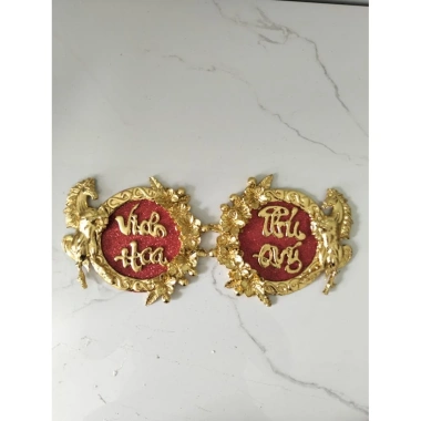 Mẫu dát vàng ngựa đơn 15cm - Trái cây Tết, giá ưu đãi 90.000đ, chất lượng cao