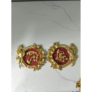 Mẫu dát vàng ngựa đơn 15cm - Trái cây Tết, giá ưu đãi 90.000đ, chất lượng cao