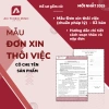Mẫu Đơn Xin Thôi Việc Chuẩn Luật Lao Động, Hướng Dẫn Soạn Thảo Chi Tiết, Đảm Bảo Lợi Ích Khách Hàng, Giá Chỉ 30.000 VND