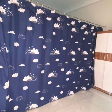 Mẫu mới 2.023 Rèm cửa, màn che phòng ngủ cỡ lớn, móc treo sẵn, dây treo, giá chỉ 120k 6