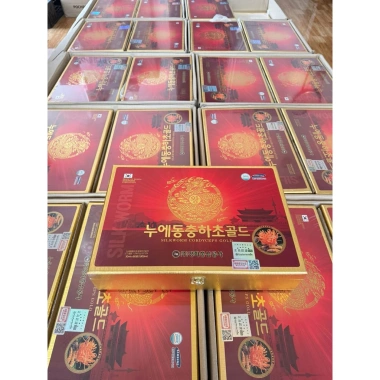Mau Moi Nước Đông Trùng Gỗ Vàng Kwanghwa 60 gói - Thải độc, tăng đề kháng, giảm cân nhanh