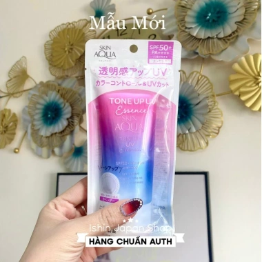 Mẫu mới Skin Aqua Tone Up 80g - Kem chống nắng Nhật Bản, dưỡng da, giảm thâm, chỉ 168k