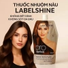 Màu Nhuộm Phủ Bạc Label Shine 500ml x2 - Đen, Nâu Tự Nhiên, Bền Màu, Giá Ưu Đãi 125k 3