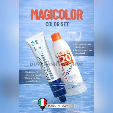 Màu Nhuộm Tóc Magicolor KLERAL 100ml – Lên Màu Chuẩn, Bền Màu, Bóng Tóc 6