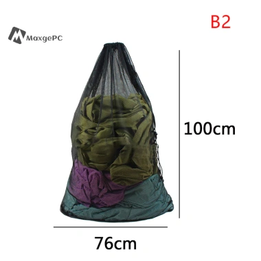 Maxgepc Túi Lưới Giặt Kích Thước Lớn Màu Trơn Dây Rút Chống Chảy Xệ - 66.852₫