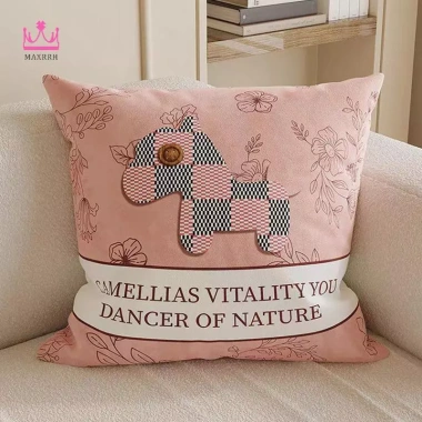 Maxrrh Ngựa Dễ Thương Sofa Phòng Khách - Vỏ Gối Tháo Rời, Giặt Được, Đệm Năm Ngựa, Giá 108.108 VND