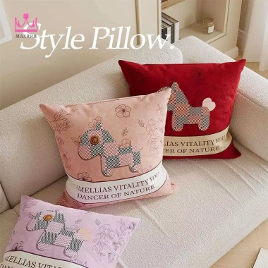Maxrrh Ngựa Dễ Thương Sofa Phòng Khách - Vỏ Gối Tháo Rời, Giặt Được, Đệm Năm Ngựa, Giá 108.108 VND