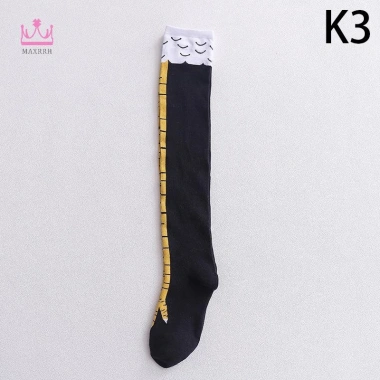 Maxrrh Tất Nữ Gà Chân Đầu Gối Dài Hoạt Hình Ngộ Nghĩnh Cotton 3D In - Đùi Cao, Giá chỉ 52.380₫ 9