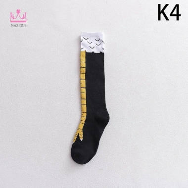 Maxrrh Tất Nữ Gà Chân Đầu Gối Dài Hoạt Hình Ngộ Nghĩnh Cotton 3D In - Đùi Cao, Giá chỉ 52.380₫ 10