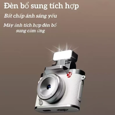 Máy ảnh CCD cao cấp cho học sinh - Lật màn hình, kết nối smartphone, chỉ 508.000₫ 5