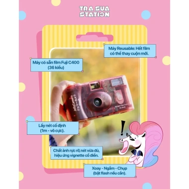 Máy ảnh film Kodak Funsaver dùng một lần Power Flash chụp dưới nước - 678.000₫