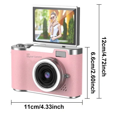 Máy ảnh học sinh màn hình gập CCD 1.080P, 1 chiếc, trò chơi và bộ lọc tích hợp, giá ưu đãi