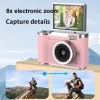 Máy ảnh học sinh màn hình gập CCD 1.080P, 1 chiếc, trò chơi và bộ lọc tích hợp, giá ưu đãi 9