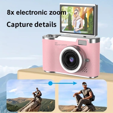 Máy ảnh học sinh màn hình gập CCD 1.080P, 1 chiếc, trò chơi và bộ lọc tích hợp, giá ưu đãi 9 Máy ảnh học sinh màn hình gập CCD 1.080P, 1 chiếc, trò chơi và bộ lọc tích hợp, giá ưu đãi 9