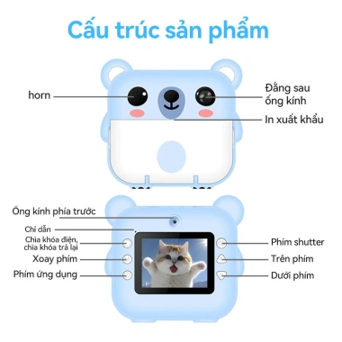 Máy Ảnh In Nhiệt Mini Y6E 20MP - Chụp Lấy Liền, Quay HD, Giá Ưu Đãi 517.000đ 2