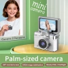 Máy ảnh kỹ thuật số 2.025 CCD Châu Âu Mỹ bán chạy, màn hình lật selfie, vlog mini, phù hợp học sinh - Giá chỉ 688.114 VND