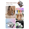 Máy ảnh kỹ thuật số 2.025 CCD Châu Âu Mỹ bán chạy, màn hình lật selfie, vlog mini, phù hợp học sinh - Giá chỉ 688.114 VND 8