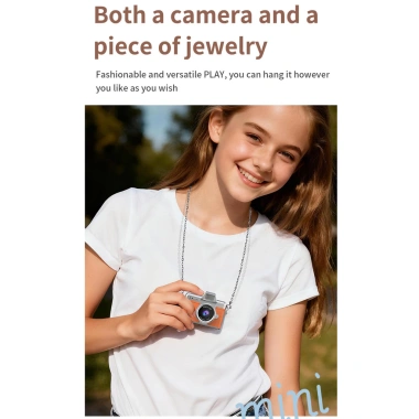 Máy ảnh kỹ thuật số 2.025 CCD Châu Âu Mỹ bán chạy, màn hình lật selfie, vlog mini, phù hợp học sinh - Giá chỉ 688.114 VND 9