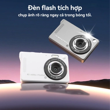 Máy Ảnh Kỹ Thuật Số CLUBLU M08 4K Zoom 50MP AF Tự Động Mini Dành Cho Học Sinh Giá Rẻ 3