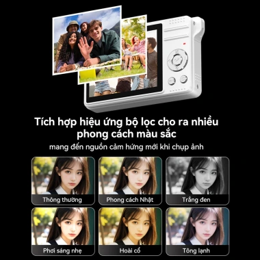 Máy Ảnh Kỹ Thuật Số CLUBLU M08 4K Zoom 50MP AF Tự Động Mini Dành Cho Học Sinh Giá Rẻ 5